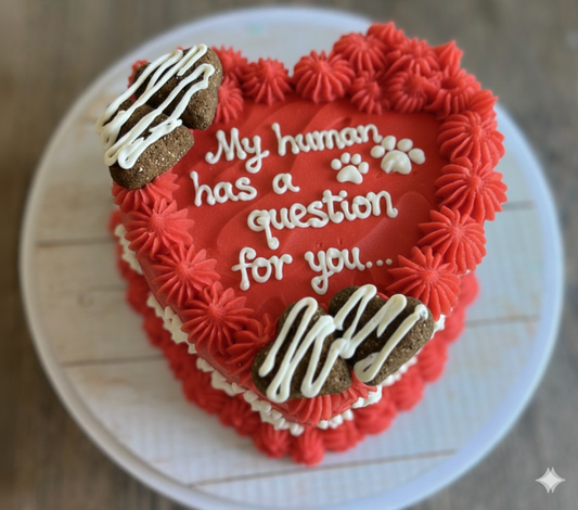 Proposal Cake β Let Your Dog Pop the Question!